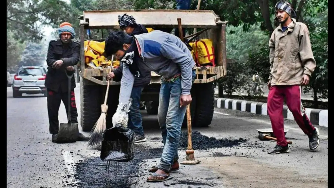 Gujarat Road Repair Work In Full Swing Across Vadodara Jamnagar