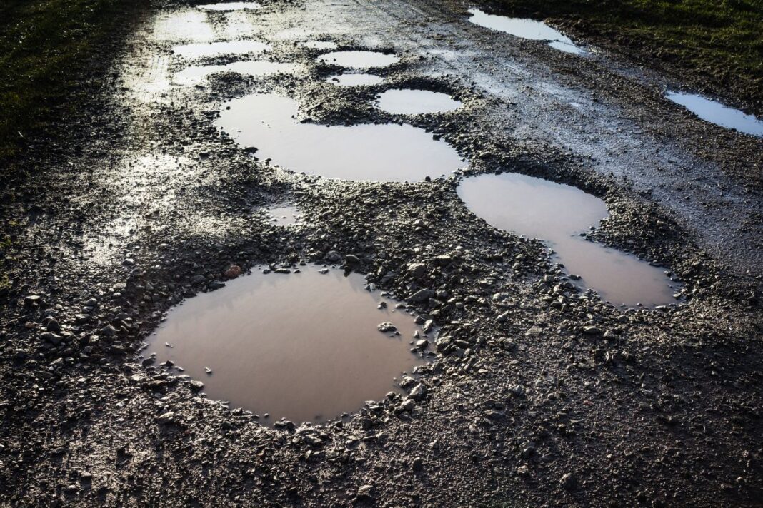 Kochi Pothole Peril KK Road's Roadway Woes Threaten Motorists