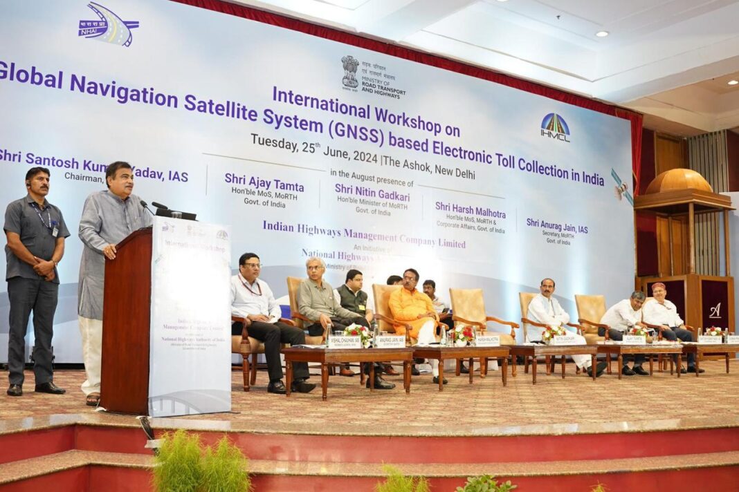 Nitin Gadkari Leads GNSS Revolution in Indian Toll Collection