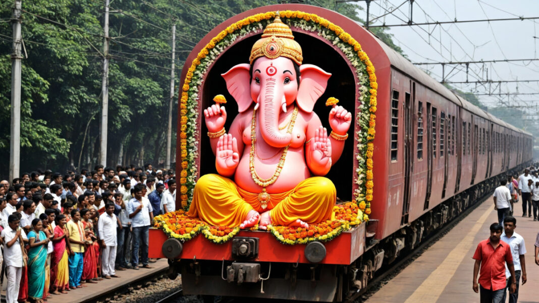 Festival Surge 4.50 Lakh Passengers Use Special Trains for Ganpati