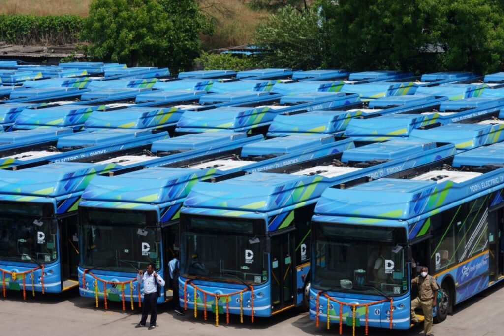 Delhi Government Launches AC Electric Buses on New Routes to Enhance Connectivity