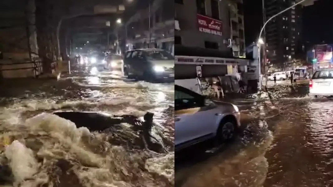 Pipeline Leak Disrupts Water Supply in Bandra