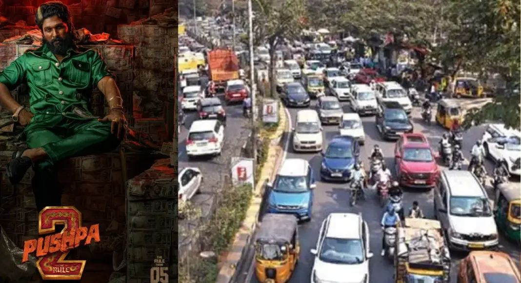 Traffic Updates Ahead of Pushpa 2 Event in Hyderabad