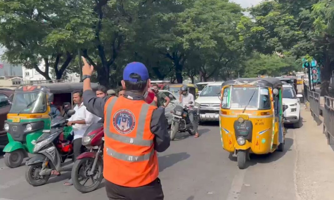 Hyderabad Techie Leads Road Safety Campaign with Volunteering