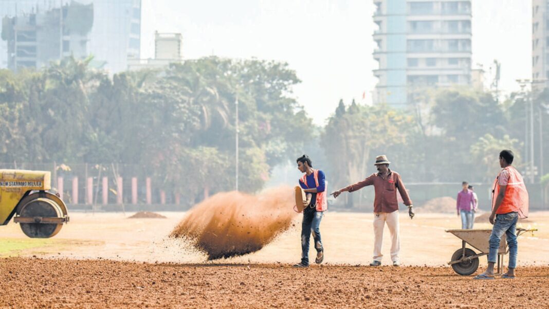 IIT-B Proposes Grass and Watering Plan to Combat Dust at Shivaji Park