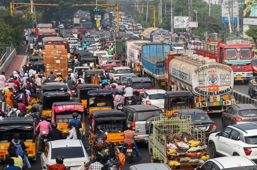 Major Traffic Jam on Hyderabad-Vijayawada Highway Amid Sankranthi Rush