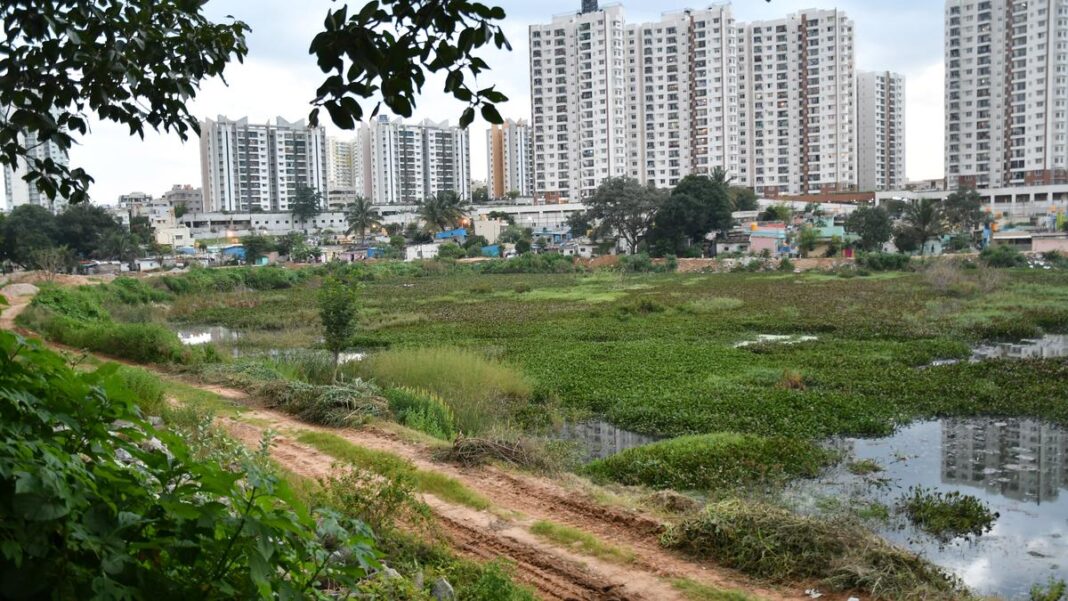 Bengaluru Hulimavu Lake vanishes under encroachment
