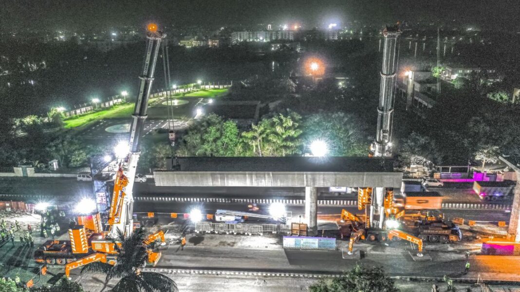 Chennai Metro Line-4 Completes Final U-Girder Installation