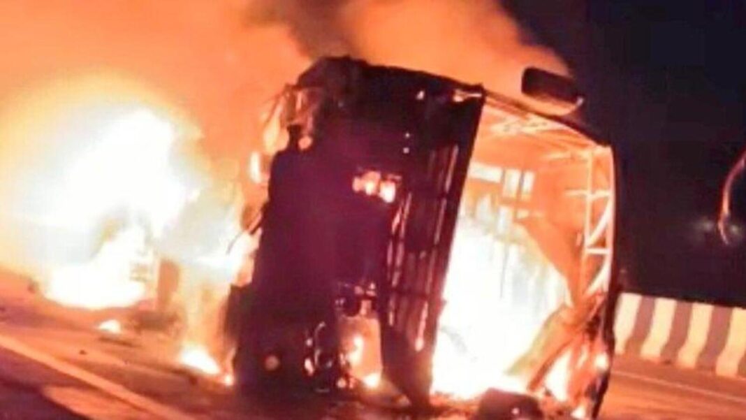 Driver Under Treatment After Deadly Bus Fire