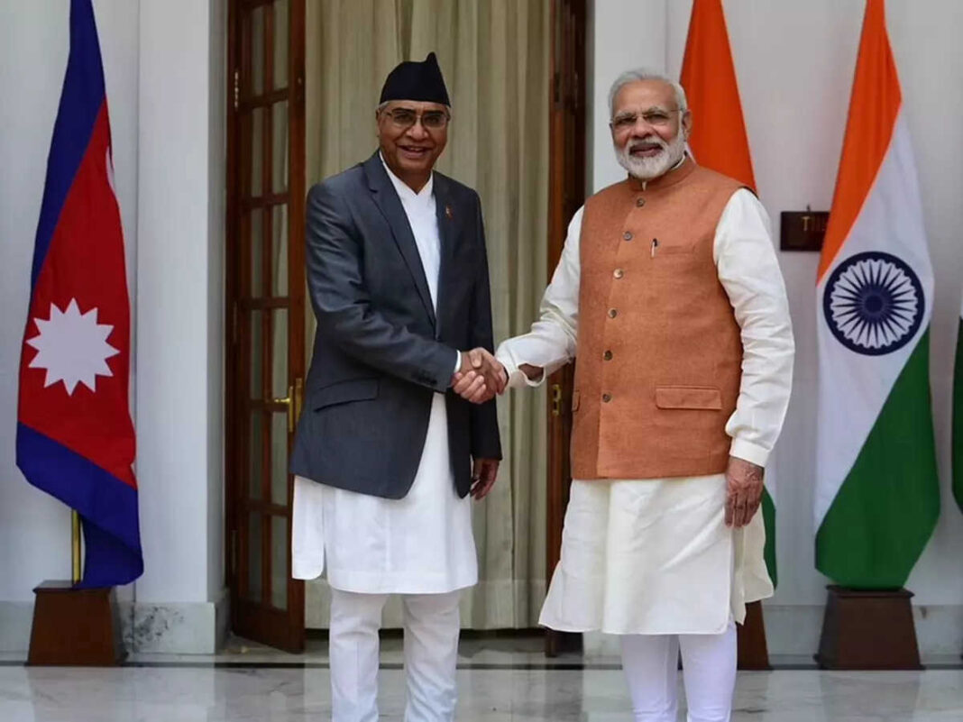 Nepal and India sign agreement to build cross border electricity transmission lines