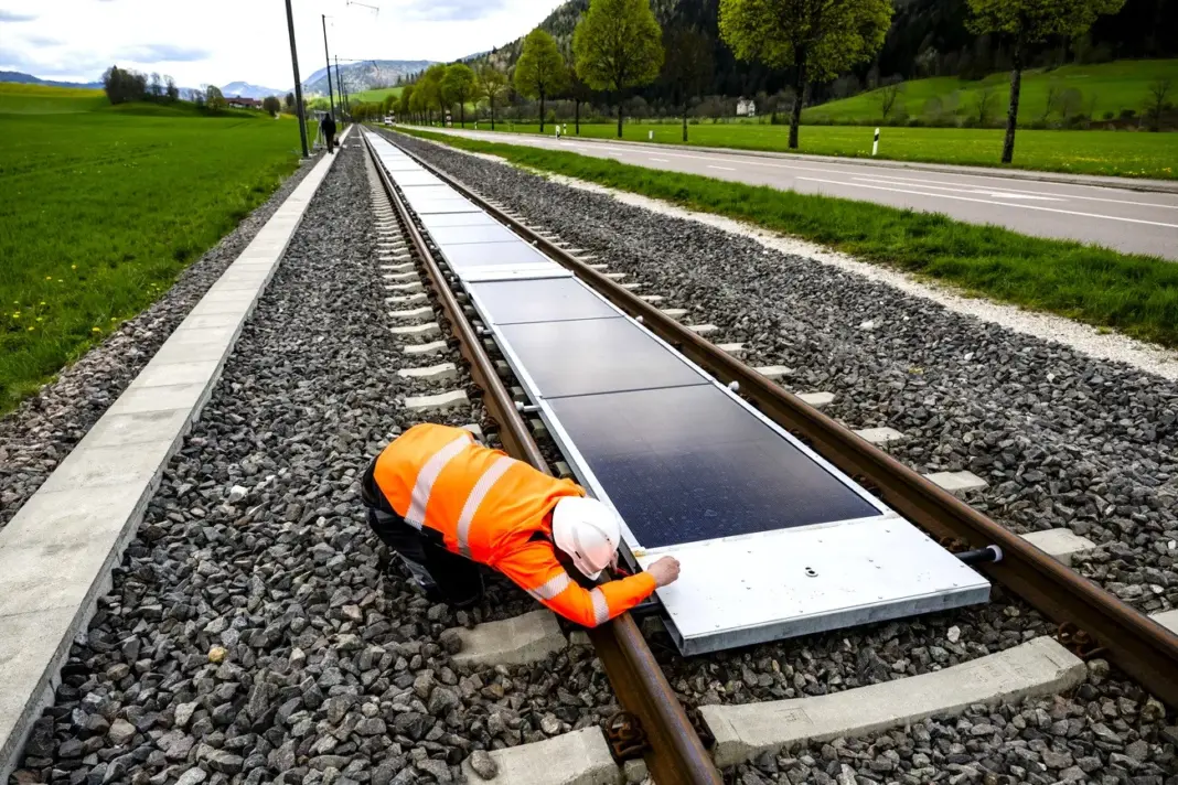 Switzerland Tests Solar Panels on Railway Tracks