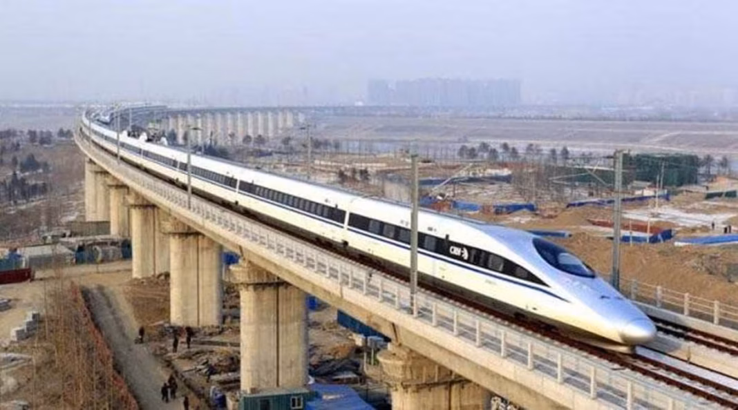 Bullet train construction surges forward at Bilimora station site