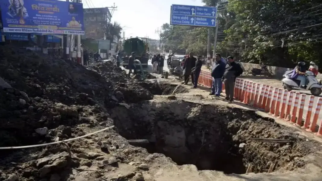 Chennai residents face dust and damaged roads due to repeated digging again