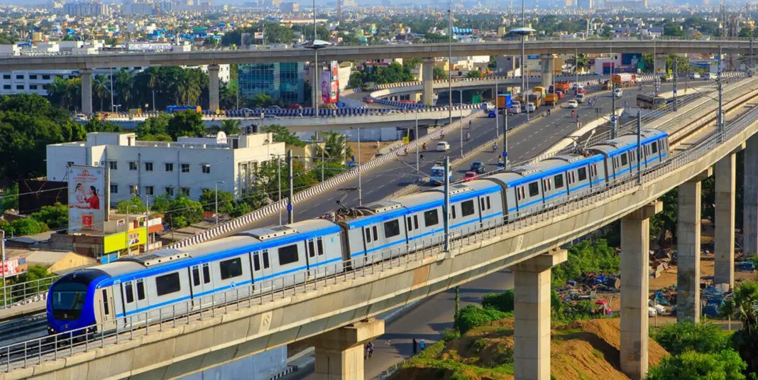 Coimbatore Metro Survey Work Progresses on Sathyamangalam Road
