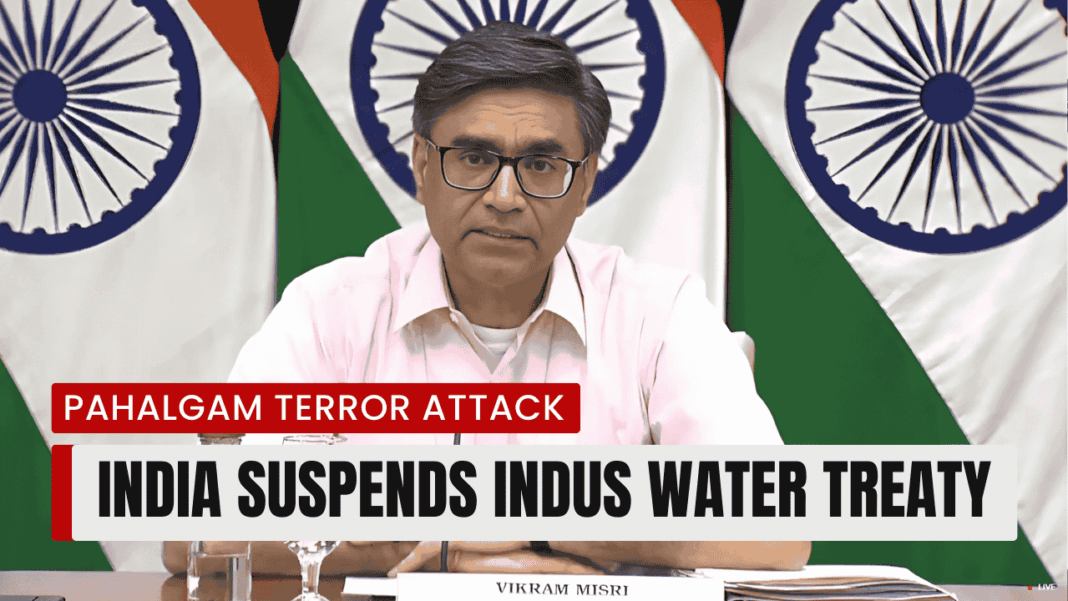 India Suspends Indus Waters Treaty