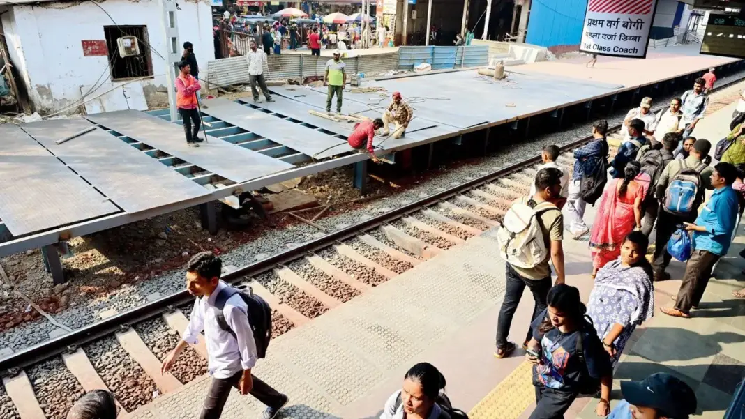 Malad Station Gets Temporary Platform to Ease Crowding