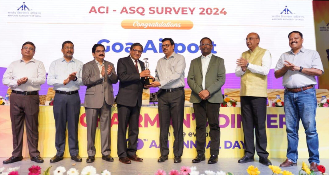 Goa Dabolim Airport Wins Best AAI Award
