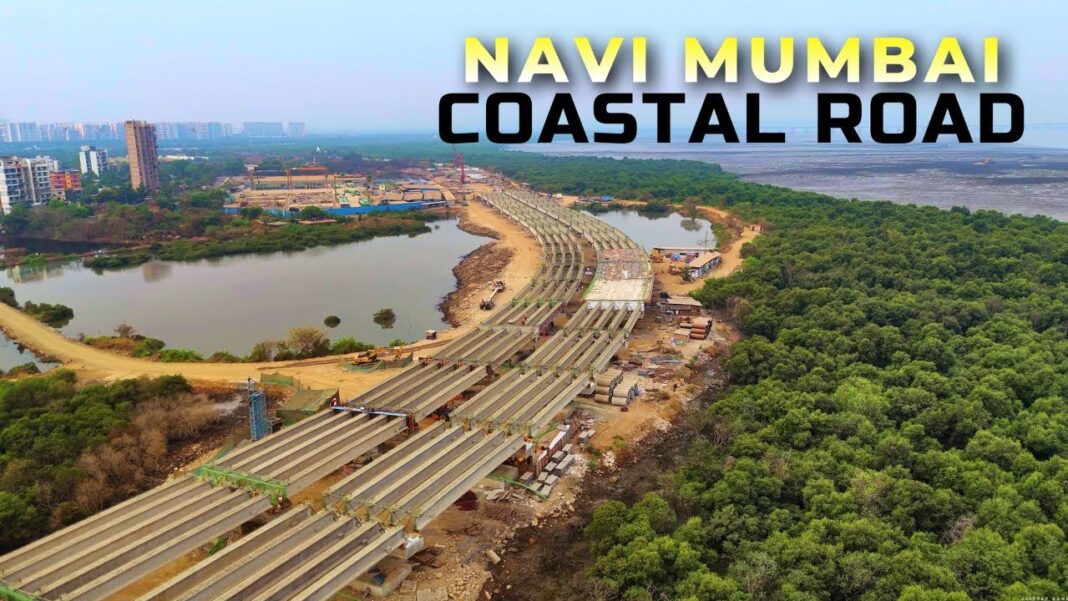Ulwe Coastal Road 40 Percent Complete Linking Atal Setu