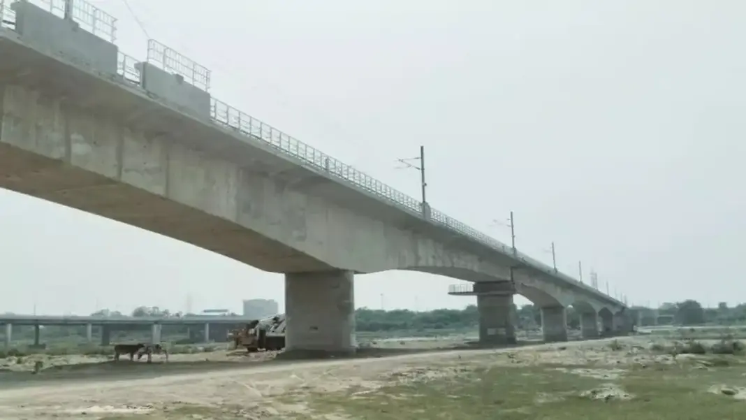 Fifth Yamuna Bridge Completed in Delhi Metro Phase 4