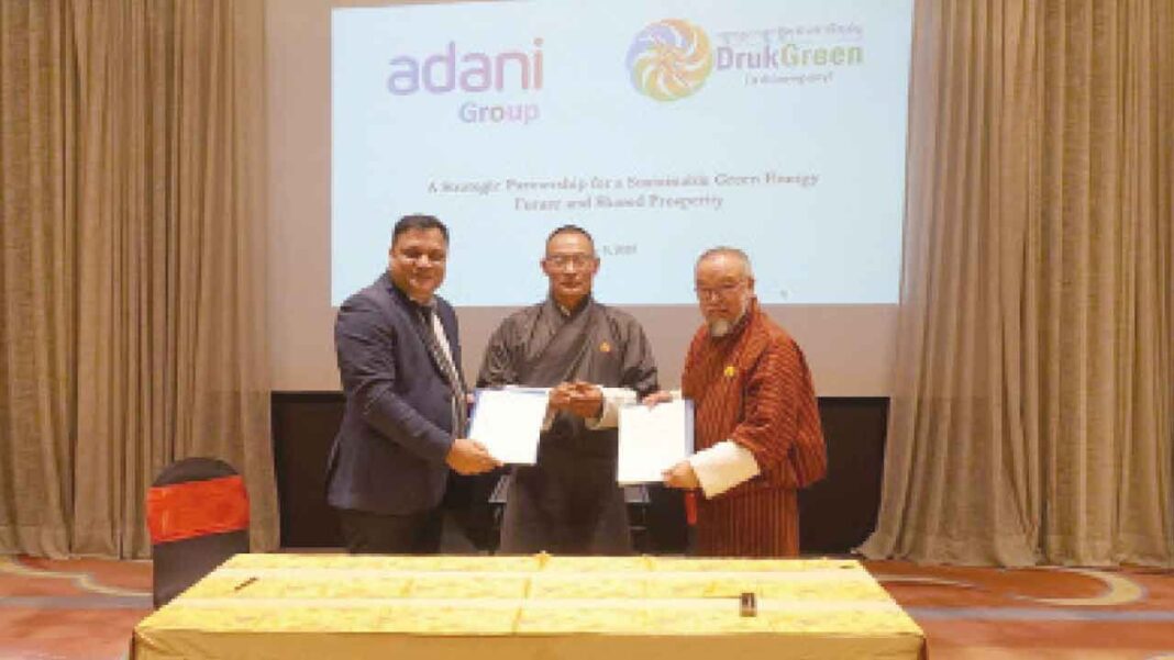 Adani Partners with Bhutan for 5000 MW Clean Energy Project