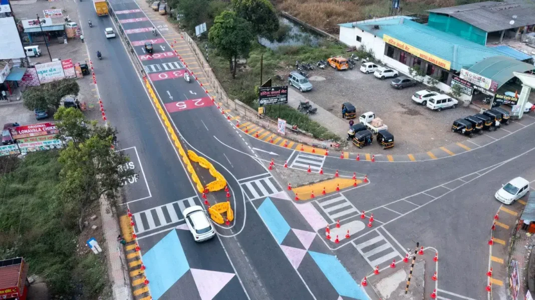 Old Mumbai Pune Highway Sees Safety Upgrades