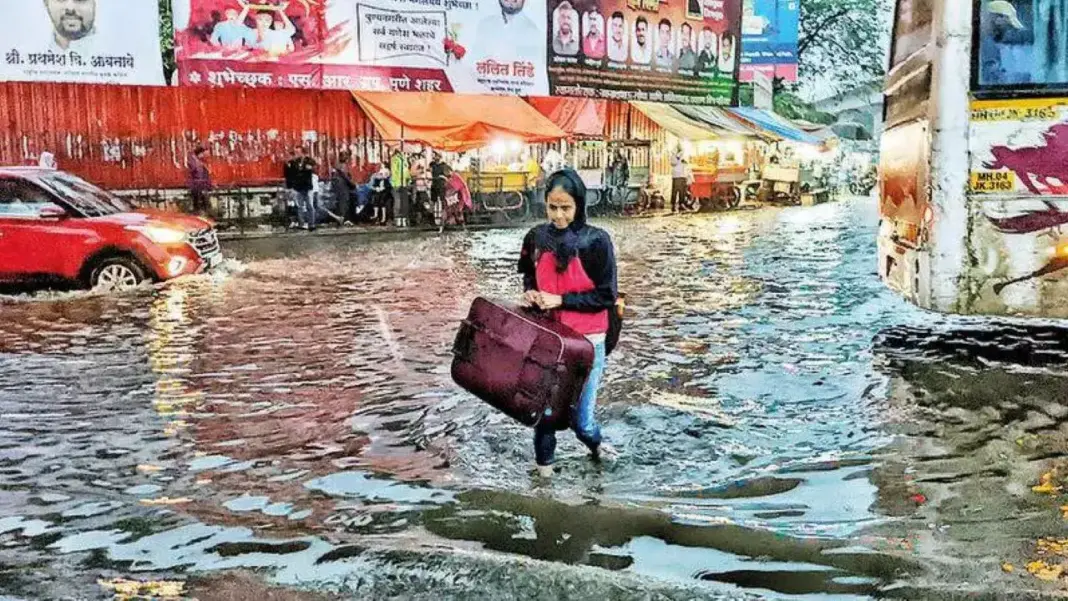 Pune Roads Flooded After Heavy Rain