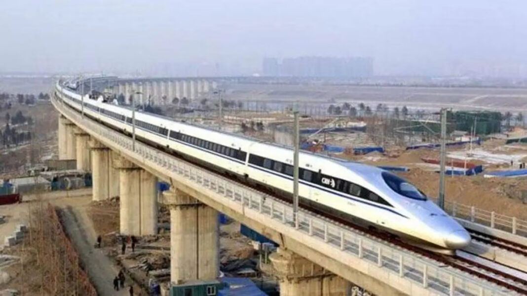 Ahmedabad Mumbai Bullet Train 300 KM Viaducts Build Green Future