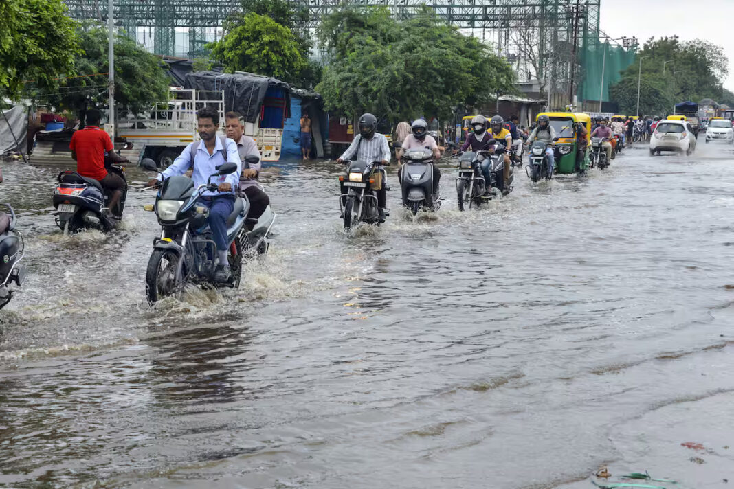 Ahmedabad Waterlogged After Two Hour Downpour