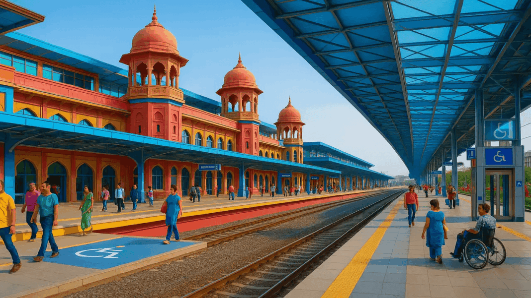India Revamps Railway Stations with Modern Amenities and Cultural Designs