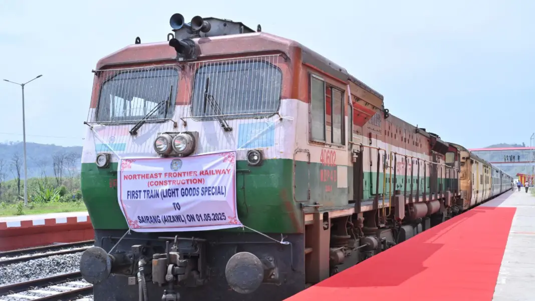 Bairabi-Sairang Rail Link to Connect Aizawl by July 2025