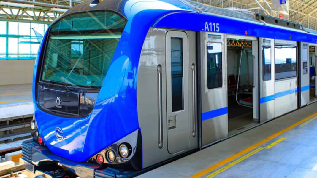 Chennai Metro to Run Trains Every 5 Minutes