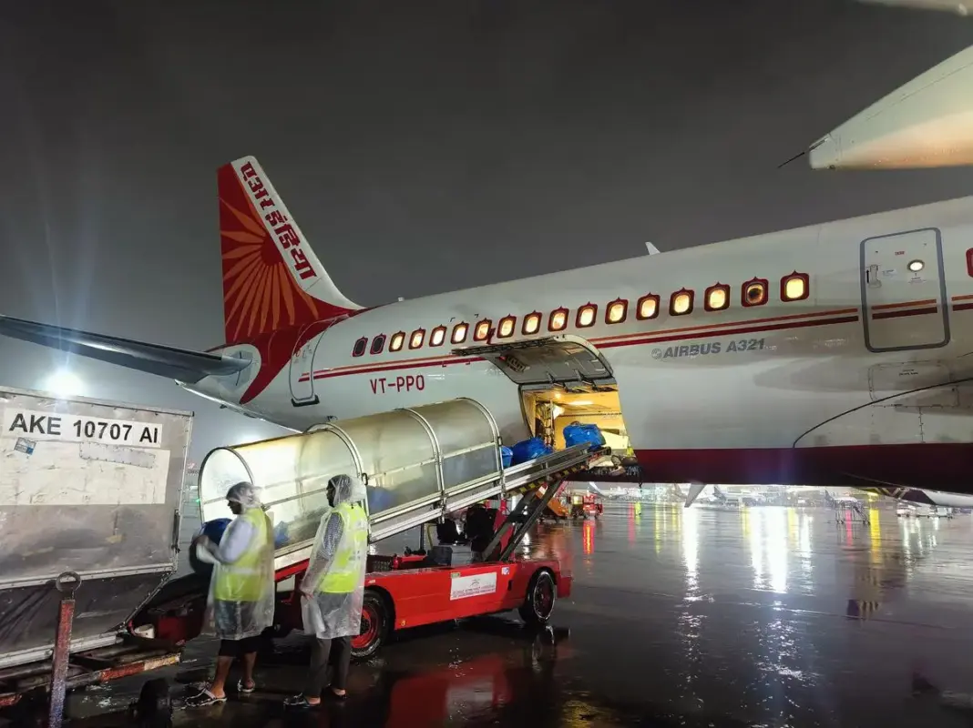 Delhi Air India pioneering global airport to door pharma cargo