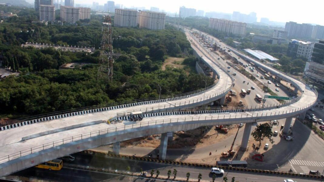 Hyderabads Gachibowli Third-Level Flyover to Open in June 2025