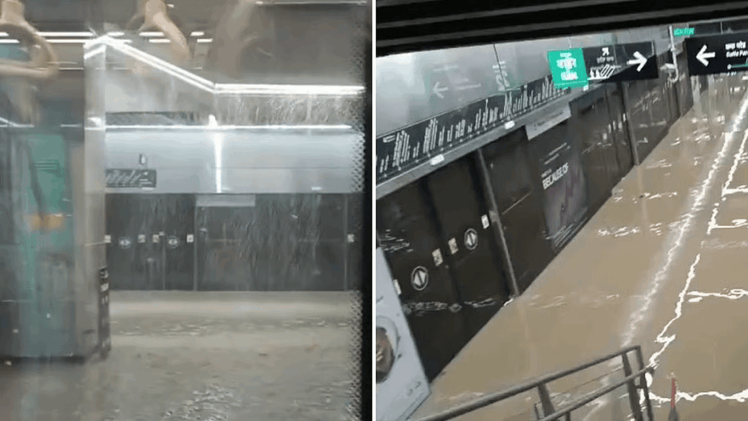 Mumbai Metro Flood Halts Service At Atre Station