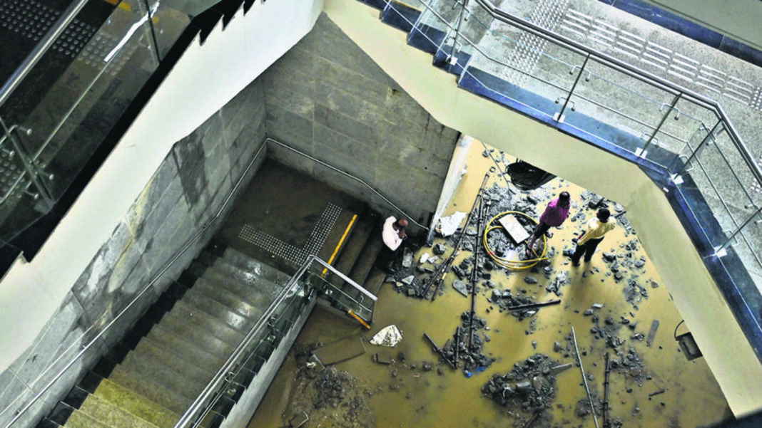 Mumbai Monsoon Tests Metro Line 3 Services Acharya Atre Floods
