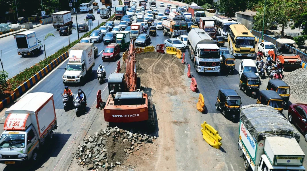 Navi Mumbais Main Road Shut for a Week Due to Concrete Repairs