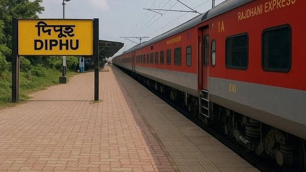 Rajdhani Express to Stop at Diphu Station in Assam