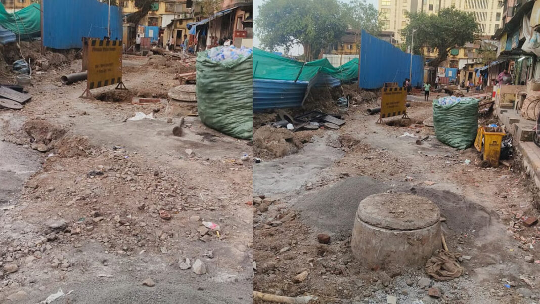 BMC Under Fire for Fresh Road Work in Dongri Area