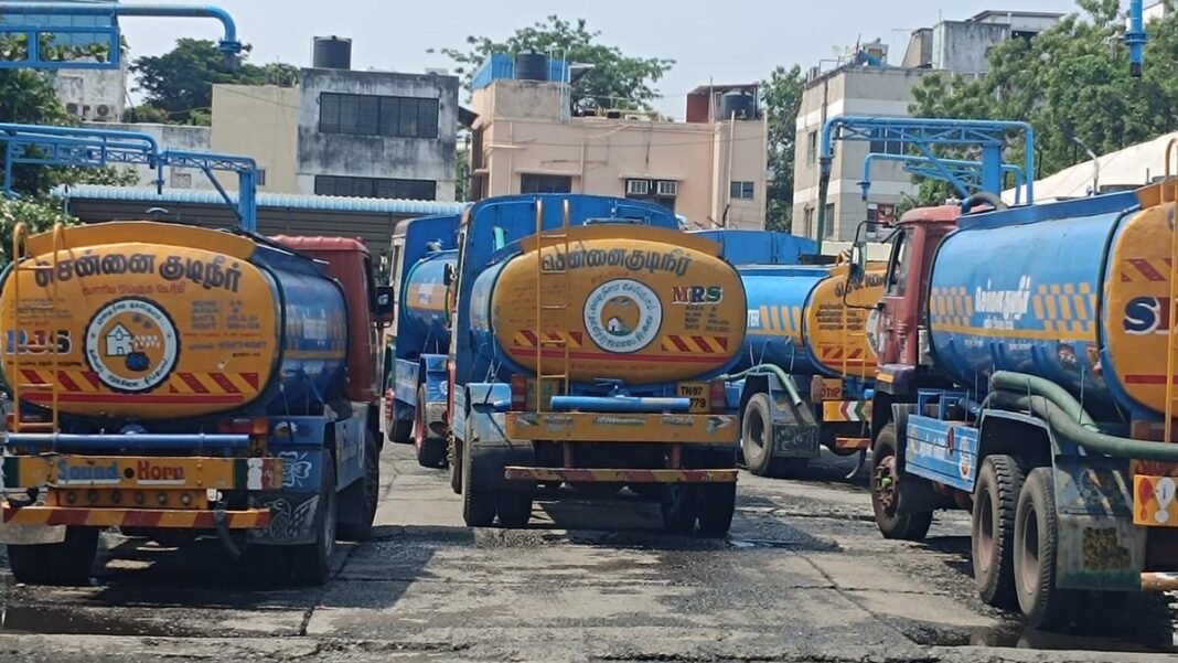 Chennai Water Supply Hit by Tanker Protest