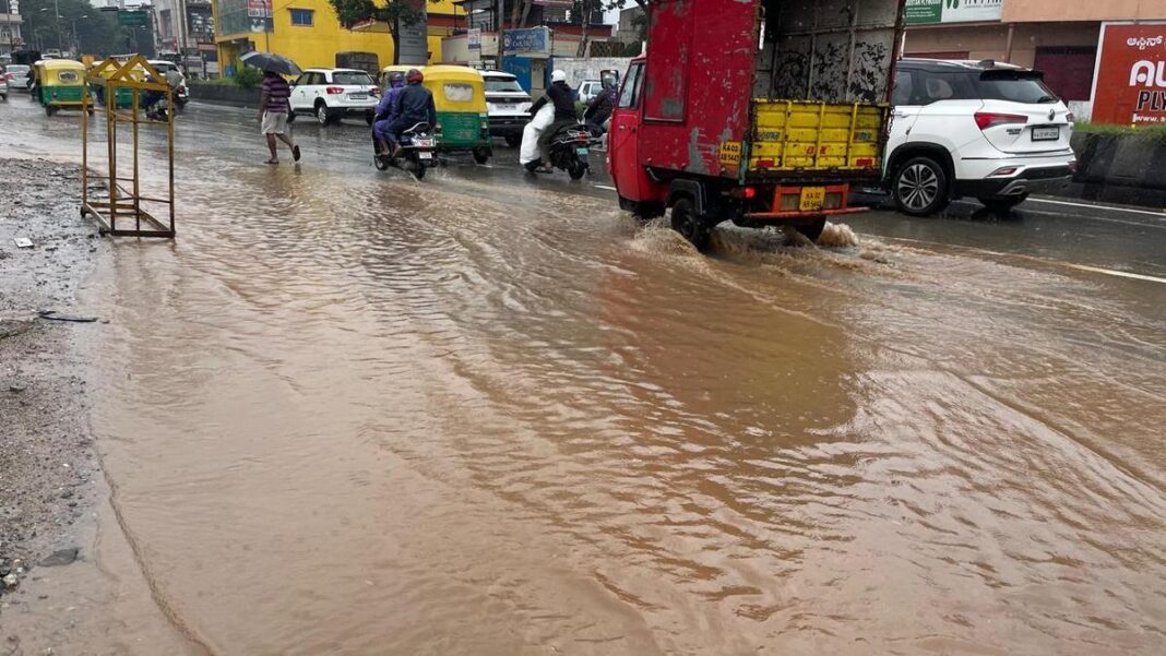Bengaluru Faces Waterlogging After Intense Rain