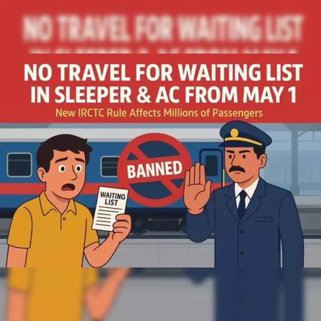 Railways Bans Waitlisted Travel in AC Coaches