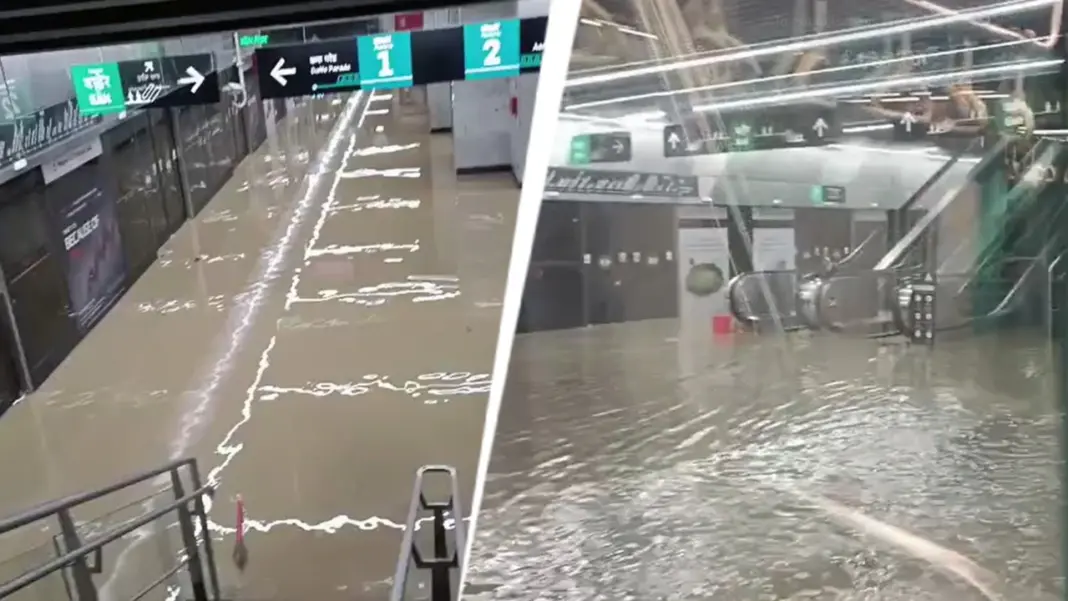 Mumbai Worli Metro hit by water leakage issue