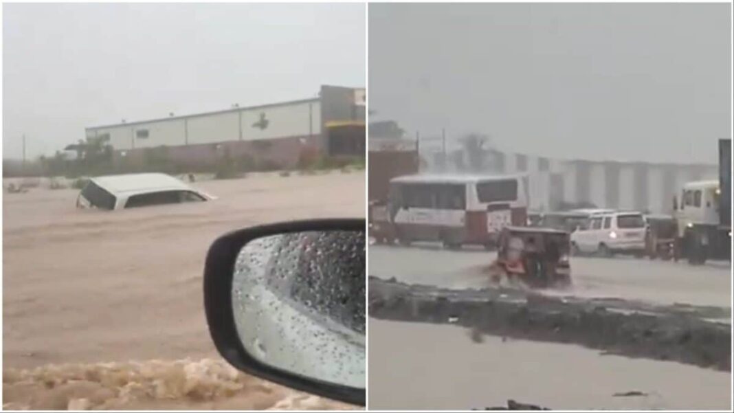 Maharashtra Highways Flooded Cars Swept Away in Heavy Rain