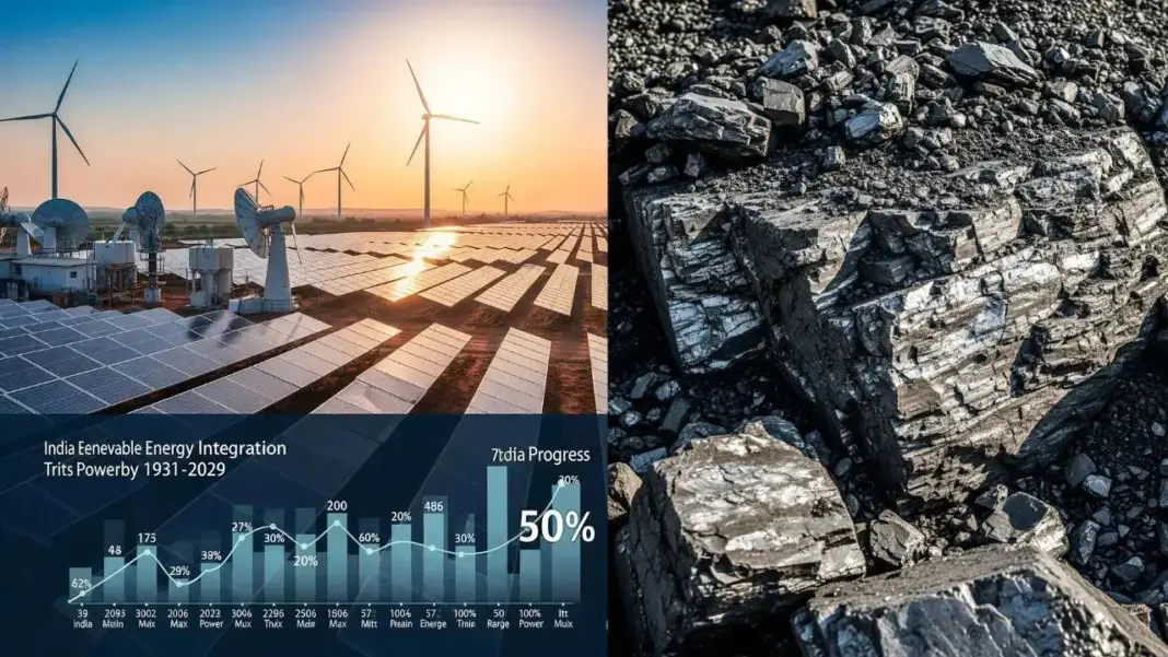 India Nears Half NonFossil Power Capacity