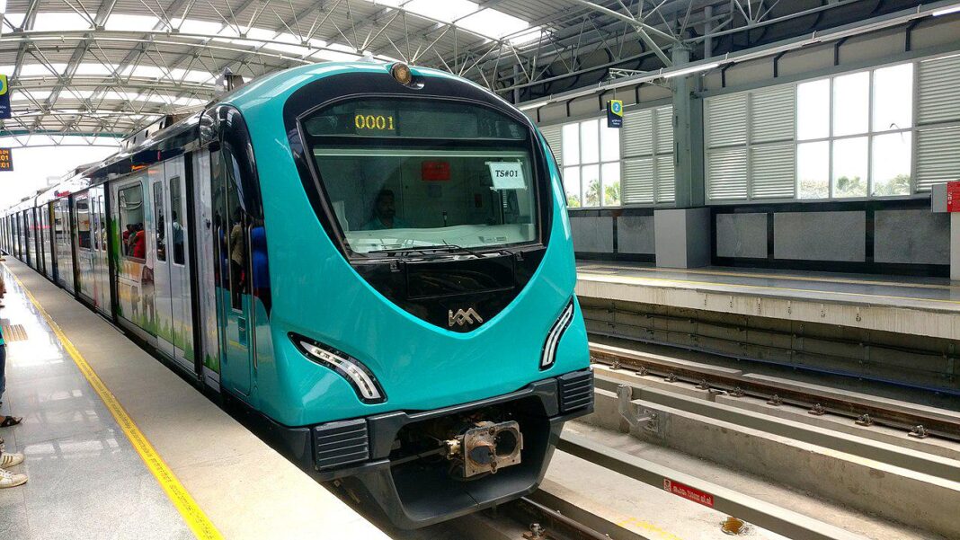 Kochi Metro speeds up Kakkanad line despite monsoon challenges