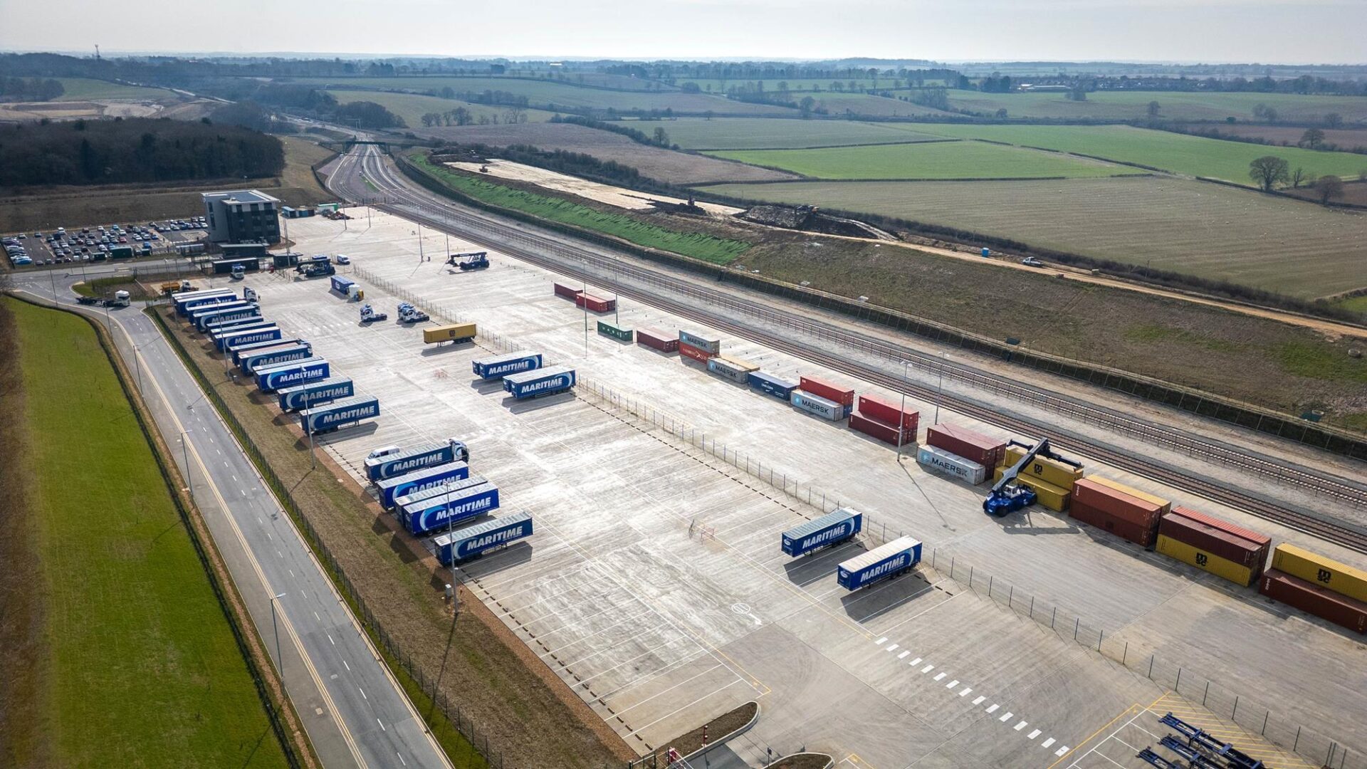 Maritime opens new freight link to Northampton terminal
