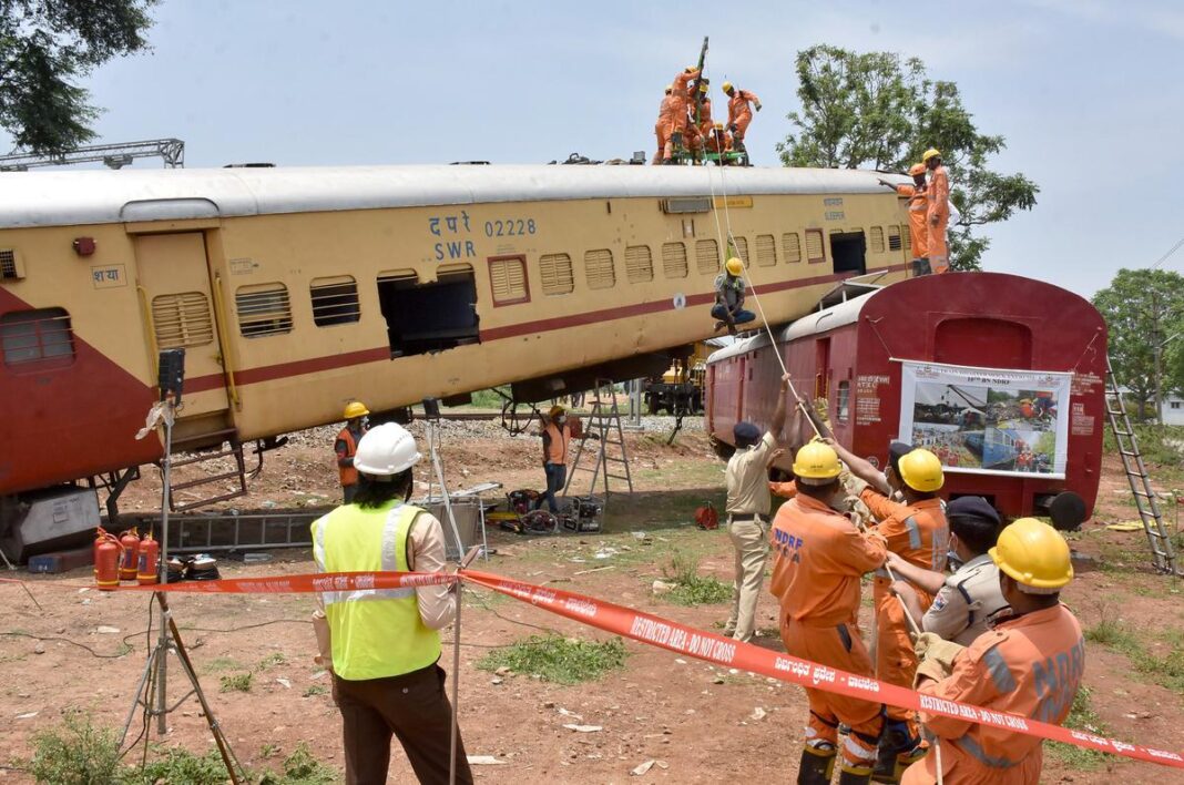 Southern Railway Conducts Mock Drill at Jolarpet for Disaster Prep