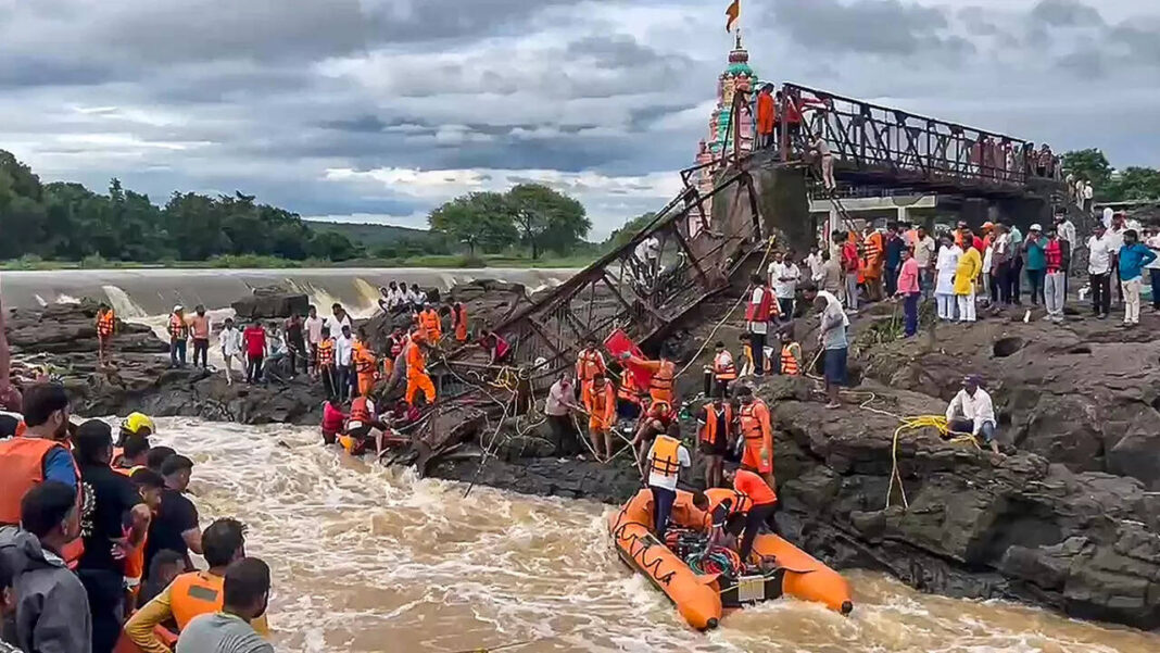 Goa Ferry Sinks at Betim Dock After Rain Flooding
