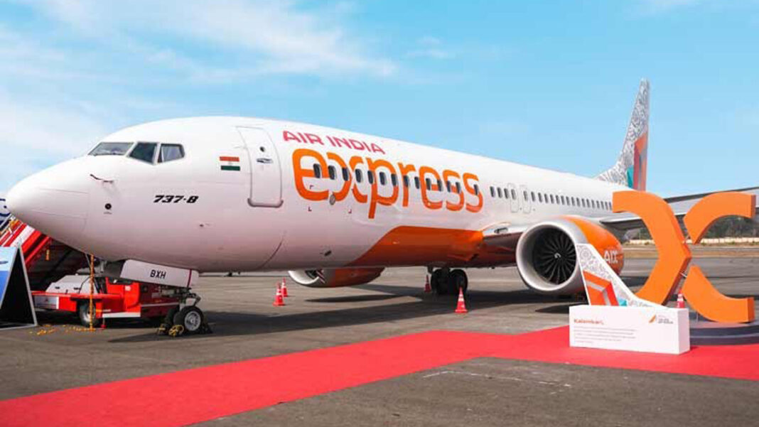 Air India Express Flight Delayed at Hindon Airport