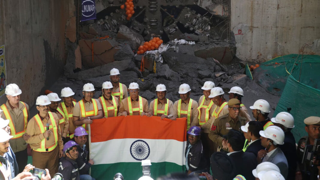 Delhis Metro Expansion Achieves Tunnel Milestone at Vasant Kunj